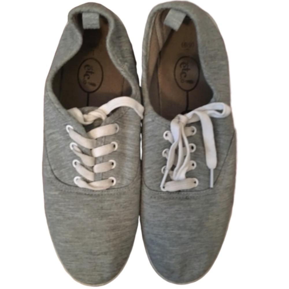 Etcetera Grey Lace-up Shoes Size 8/9